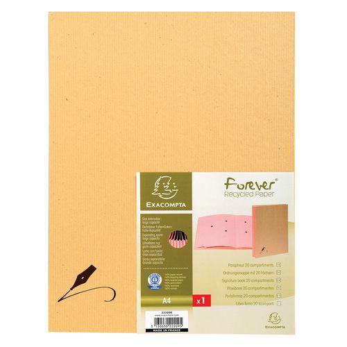 Lot de 5 Parapheur dos a soufflets forever - 20 compartiments thumbnail image 1