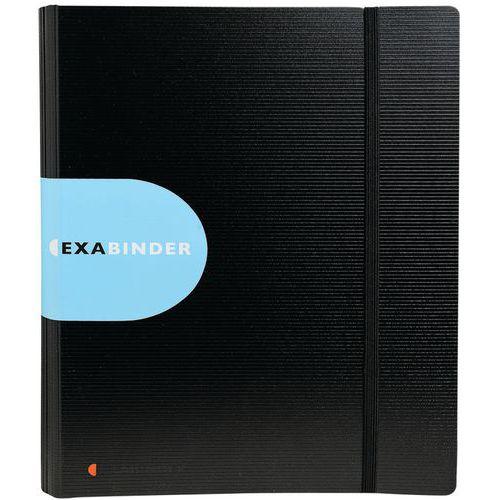 Illustration de : Classeur exabinder 4 anneaux en d 30mm pp exactive A4 maxi