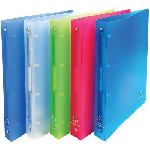 Illustration de : Classeur 4 anneaux 30 mm polypropylène chromaline - a4 maxi