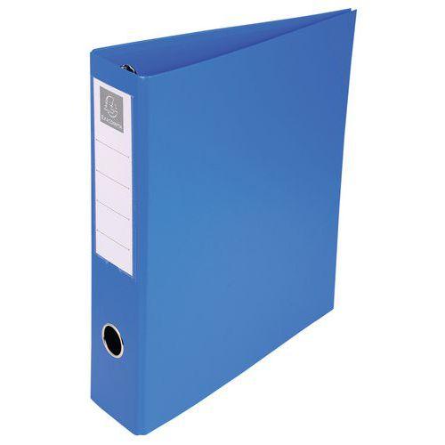 Lot de 10 classeurs rembordé pvc 4 anneaux d 50mm en 3ème A4 maxi Bleu thumbnail image 1