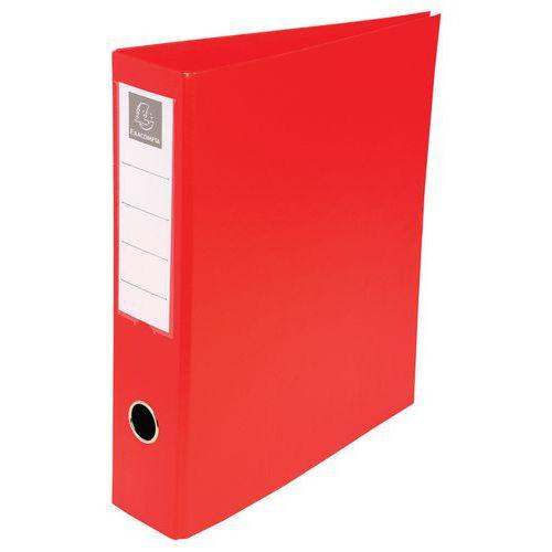 Lot de 10 classeurs rembordé pvc 4 anneaux d 50mm en 3ème A4 maxi Rouge thumbnail image 1