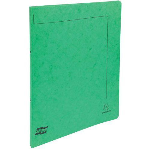 Lot de 10 classeurs 2 anneaux 15mm carte lustrée A4 Vert thumbnail image 1