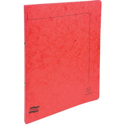 Lot de 10 classeurs 2 anneaux 15mm carte lustrée A4 Rouge thumbnail image 1