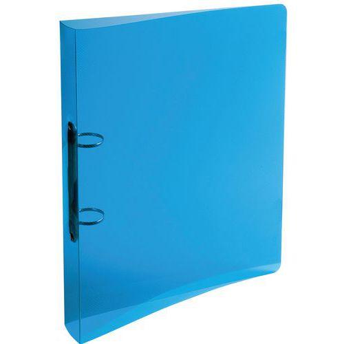 Illustration de : Classeur 2 anneaux 30 mm polypropylène crystal A4 maxi