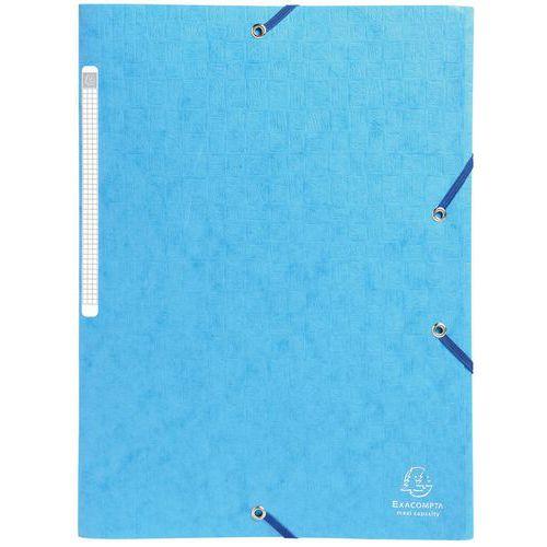 Lot de 50 chemisess carte lustrée 3 rabats monobloc Turquoise thumbnail image 1