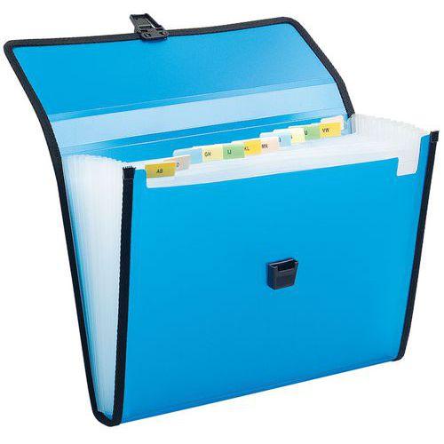 Illustration de : Trieur valisette PP chromaline - 13 compartiments