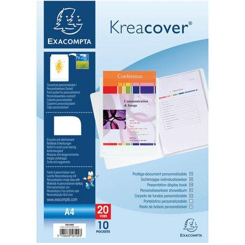 Lot de 20 Protège-documents en PP rigide kreacover® 20 vues A4 thumbnail image 1