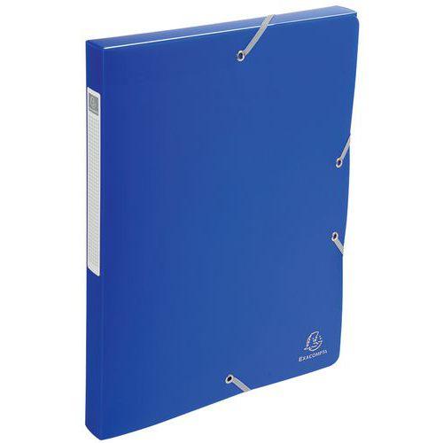 Lot de 8 boîtes exabox 25mm PP 7/10e opaque A4 Bleu clair thumbnail image 1