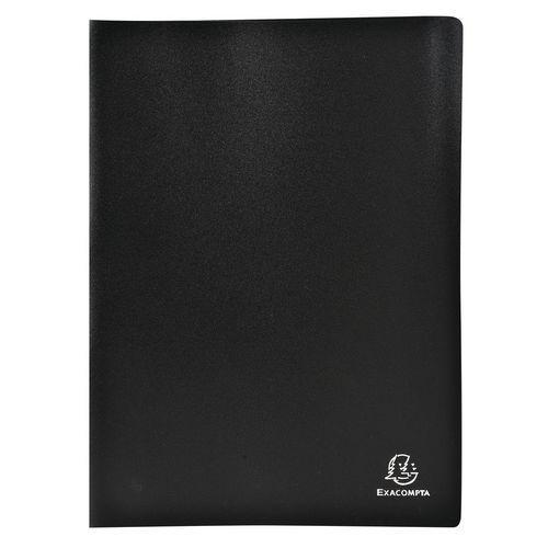 Lot de 8 Protège-documents en PP souple opaque 200 vues A4 Noir thumbnail image 1