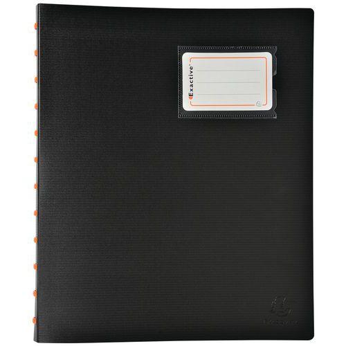 Lot de 4 Protège-documents à anneaux et pochettes 60 vues A4 Noir thumbnail image 1
