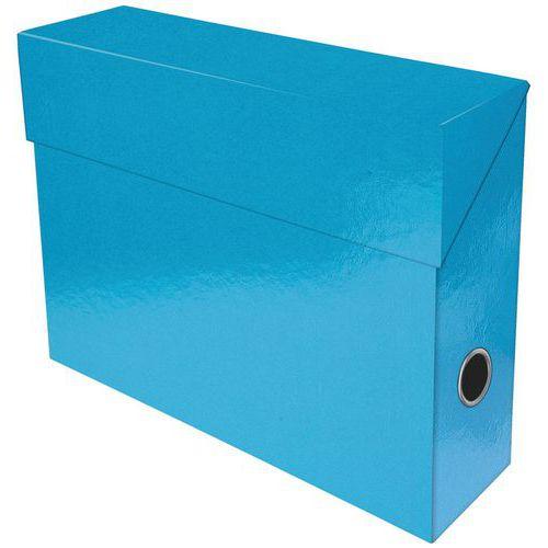 Lot de 5 boîtes transfert dos 90mm iderama Bleu clair thumbnail image 1