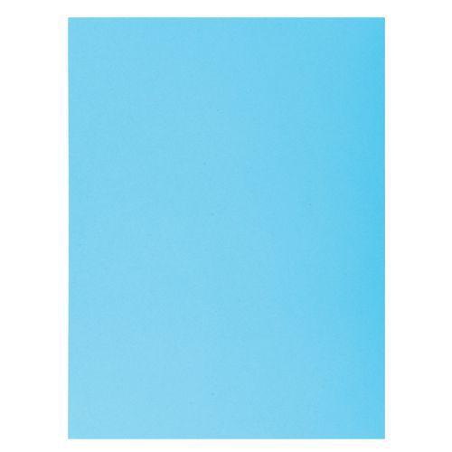 Lot de 5 paquets de 50 chemises 1 rabat super 250 - 24x32cm Bleu clair thumbnail image 1
