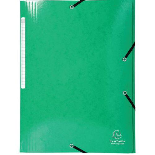 Lot de 25 chemises 3 rabats maxi capacity 425gm² iderama A4 Vert foncé thumbnail image 1