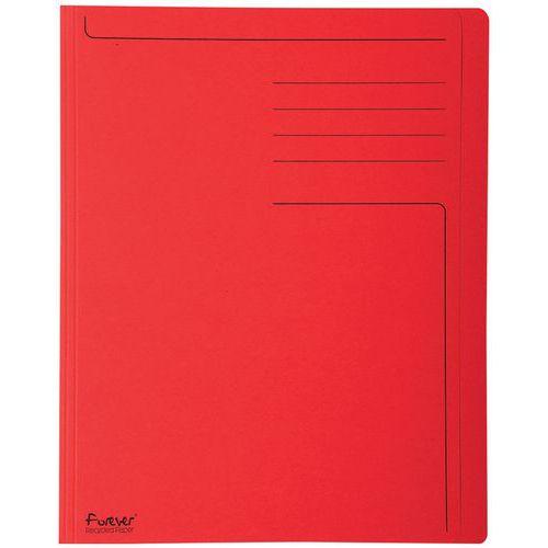 Lot de 100 chemises forever® 280g/m2 avec impression 24x315cm rouge thumbnail image 1