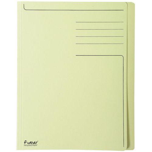 Lot de 100 chemises forever® 280g/m2 avec impression 24x315cm jaune thumbnail image 1