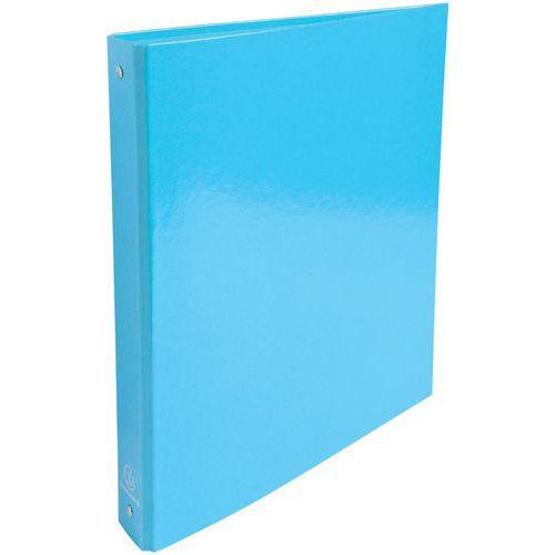 Lot de 10 classeurs a4 2 anneaux 30mm iderama Bleu clair thumbnail image 1