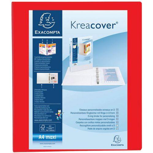 Classeur pp personnalisable kreacover 4 anneaux 25mm A4 maxi thumbnail image 1