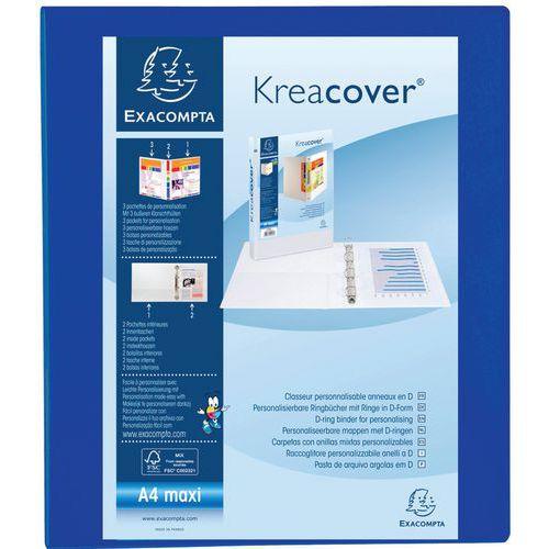 Classeur pp personnalisable kreacover 4 anneaux 25mm A4 maxi fullname image