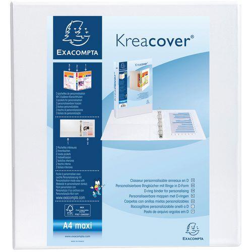 Classeur pp personnalisable kreacover 2 anneaux 50mm A4 maxi fullname image