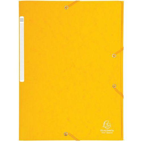 Lot de 25 chemises maxi capacity carte lustrée 425gm²  A4 Jaune thumbnail image 1