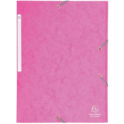 Lot de 25 chemises maxi capacity carte lustrée 425gm²  A4 Rose thumbnail image 1