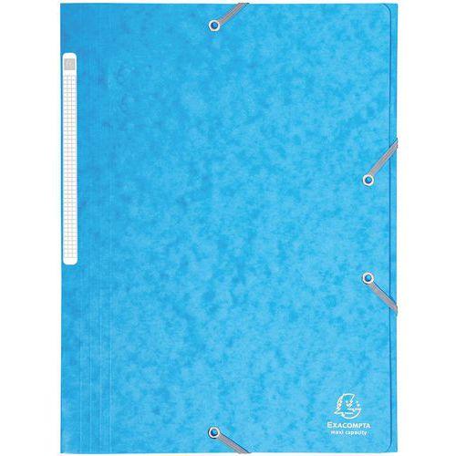 Lot de 25 chemises maxi capacity carte lustrée 425gm²  A4 Turquoise thumbnail image 1