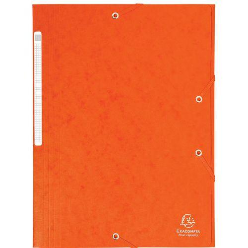 Lot de 25 chemises maxi capacity carte lustrée 425gm²  A4 Orange thumbnail image 1