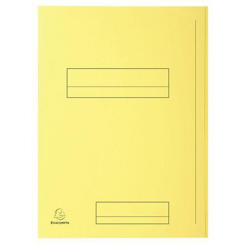 Lot de 5 paquets 50 chemise imprimée 2 rabats super 250 24x32cm Canari thumbnail image 1