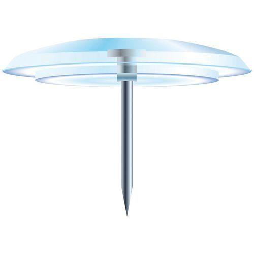 Boîte 40 punaise pointe 7mm diamètre 10mm cristal translucid thumbnail image 1