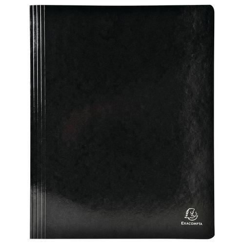 Lot de 25 chemises à lamelle pelliculée 355gm² iderama A4 Noir thumbnail image 1