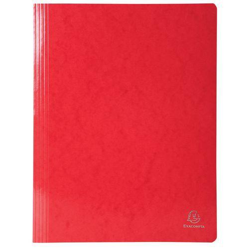 Lot de 25 chemises à lamelle pelliculée 355gm² iderama A4 Rouge thumbnail image 1