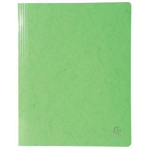 Lot de 25 chemises à lamelle pelliculée 355gm² iderama A4 Vert anis thumbnail image 1