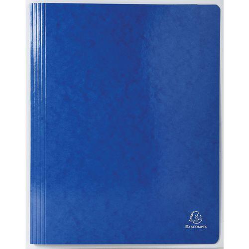 Lot de 25 chemises à lamelle pelliculée 355gm² iderama A4 Bleu foncé thumbnail image 1