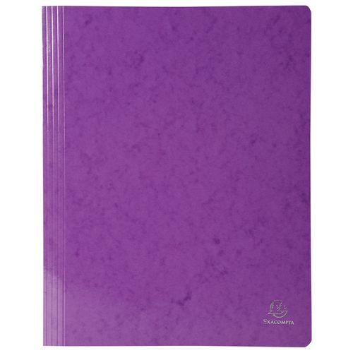 Lot de 25 chemises à lamelle pelliculée 355gm² iderama A4 Violet thumbnail image 1