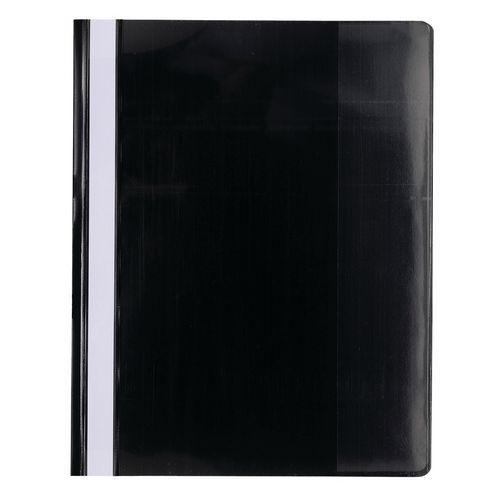 Lot de 10 chemises de présentation à lamelles pvc premium - a4 Noir thumbnail image 1