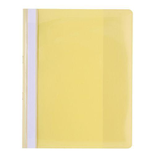 Lot de 10 chemises de présentation à lamelles pvc premium - a4 Jaune thumbnail image 1