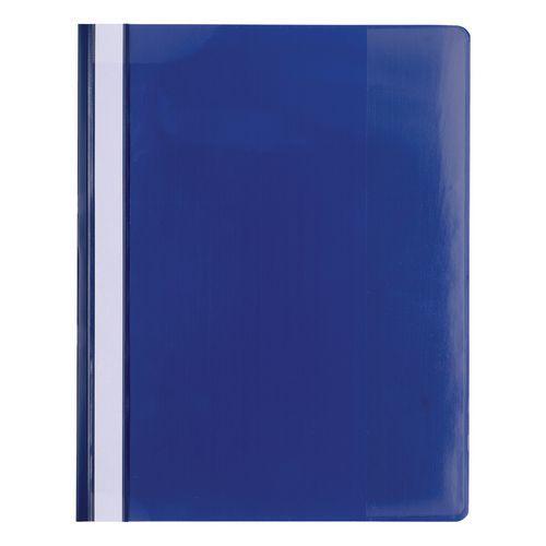 Lot de 10 chemises de présentation à lamelles pvc premium - a4 Bleu thumbnail image 1