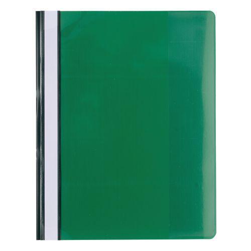 Lot de 10 chemises de présentation à lamelles pvc premium - a4 Vert thumbnail image 1