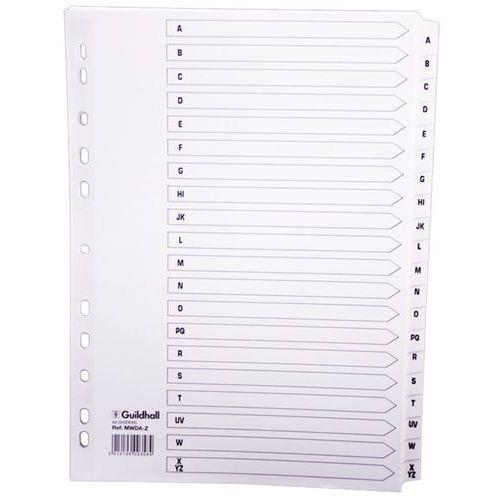 Illustration de : Intercalaires à touches plastifiées - 20 touches az A4