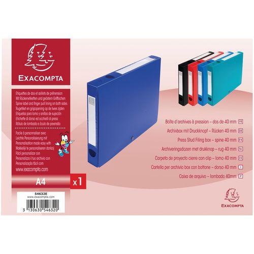Boite de classement à pression dos 40mm PP 7/10e opaque A4 thumbnail image 1