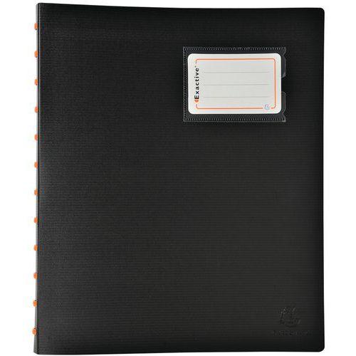 Illustration de : Protège-documents à anneaux et pochettes 60 vues exactive A4