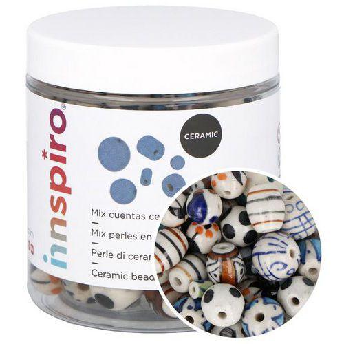 Bocal de 300g de perles en céramique tailles assorties thumbnail image 1