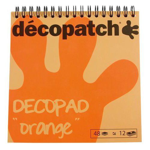 Bloc color Decopad orange (Lot de 5) thumbnail image 1