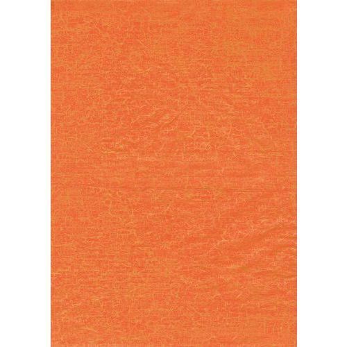 Pochette 20 feuilles 30x40 cm couleur Jaune orange - Décopatch fullname image