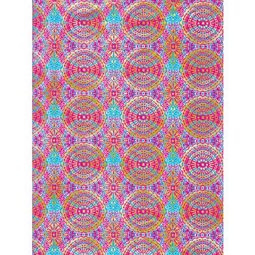 Illustration de : Pochette 20 feuilles 30x40 cm couleur rouge rose - Décopatch