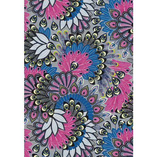 Illustration de : Pochette 20 feuilles 30x40 cm couleur bleu violet - Décopatch