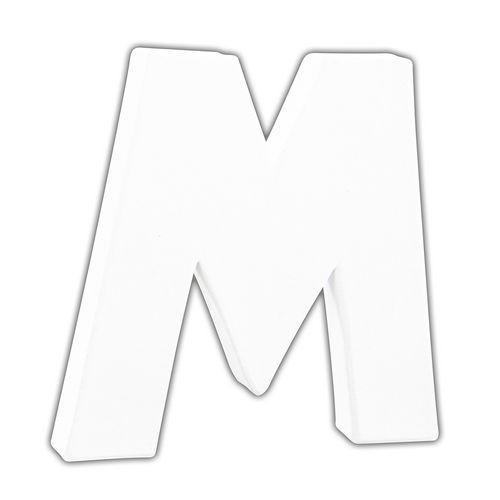 Petite lettre M 12cm (Lot de 10) thumbnail image 1