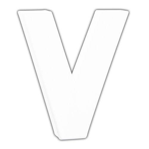 Petite lettre V 12cm (Lot de 10) thumbnail image 1
