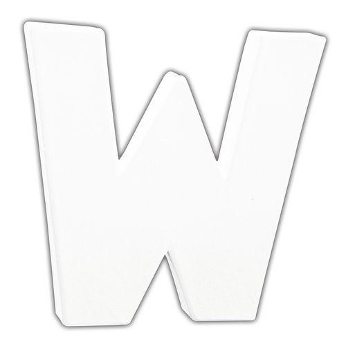 Petite lettre W 12cm (Lot de 10) thumbnail image 1