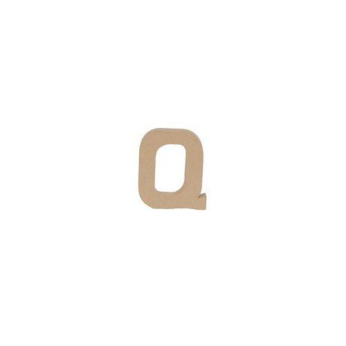 Lettre Q kraft 20cm (Lot de 6) thumbnail image 1